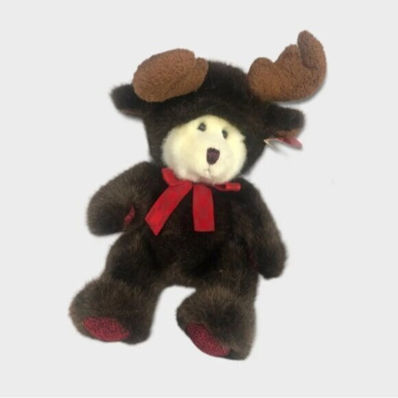 Russ Berrie Plush Teddy Bear / Moose  Christmas Holiday - Picture 9 of 9